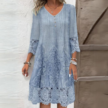 Jenna – Elegante vestido de dama con encaje