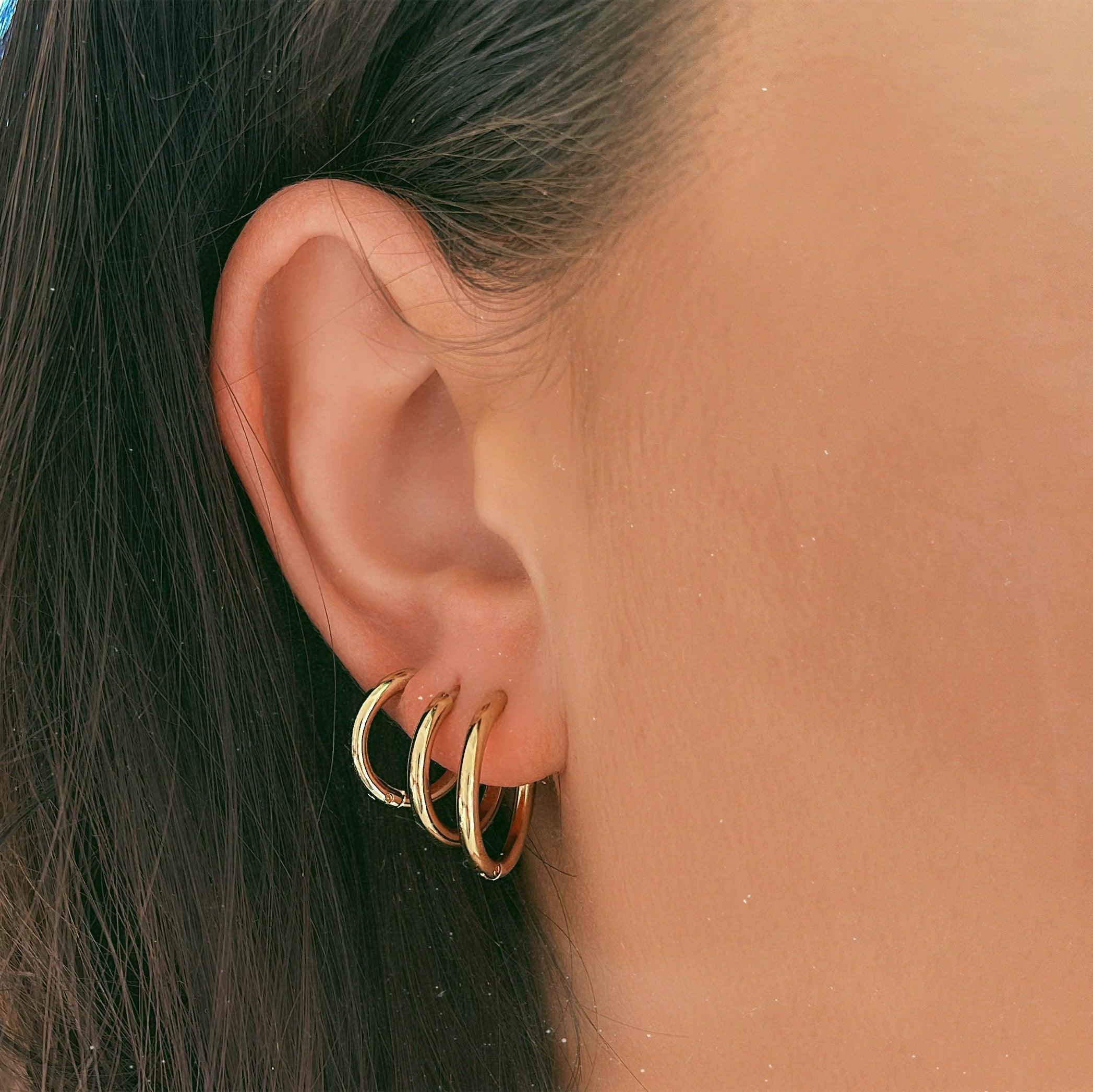 Celia – Elegantes aros dorados