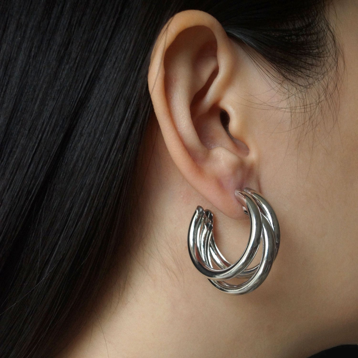 Mila - Aros triples audaces en plata