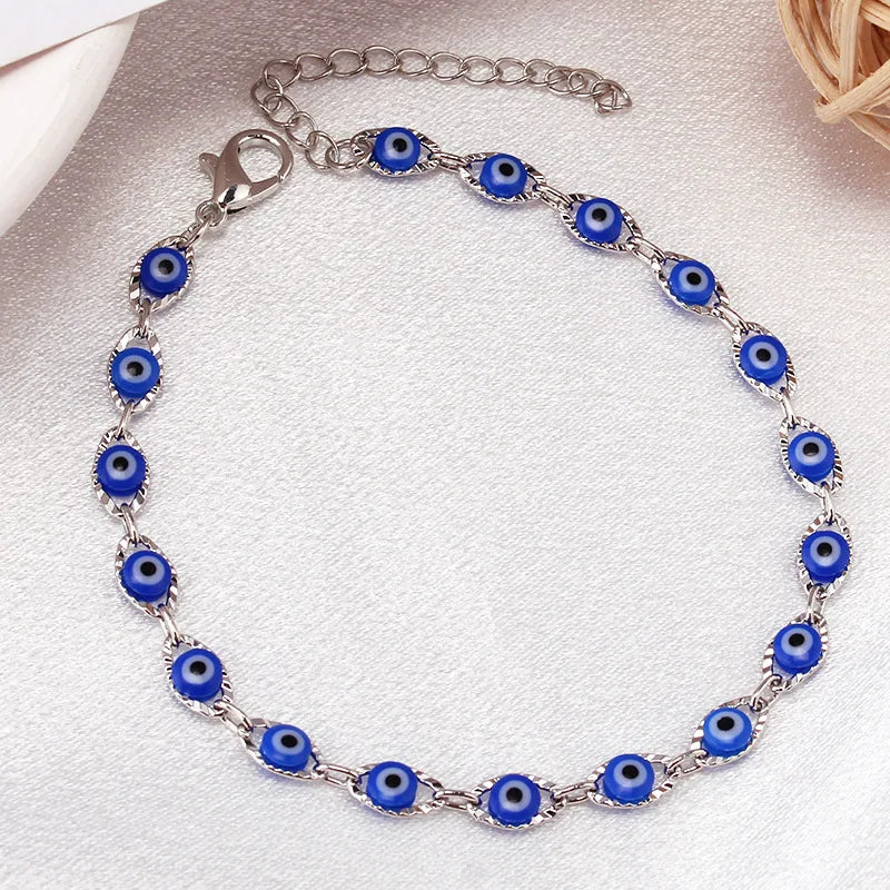 Zaya – Pulsera boho con ojo de protección azul