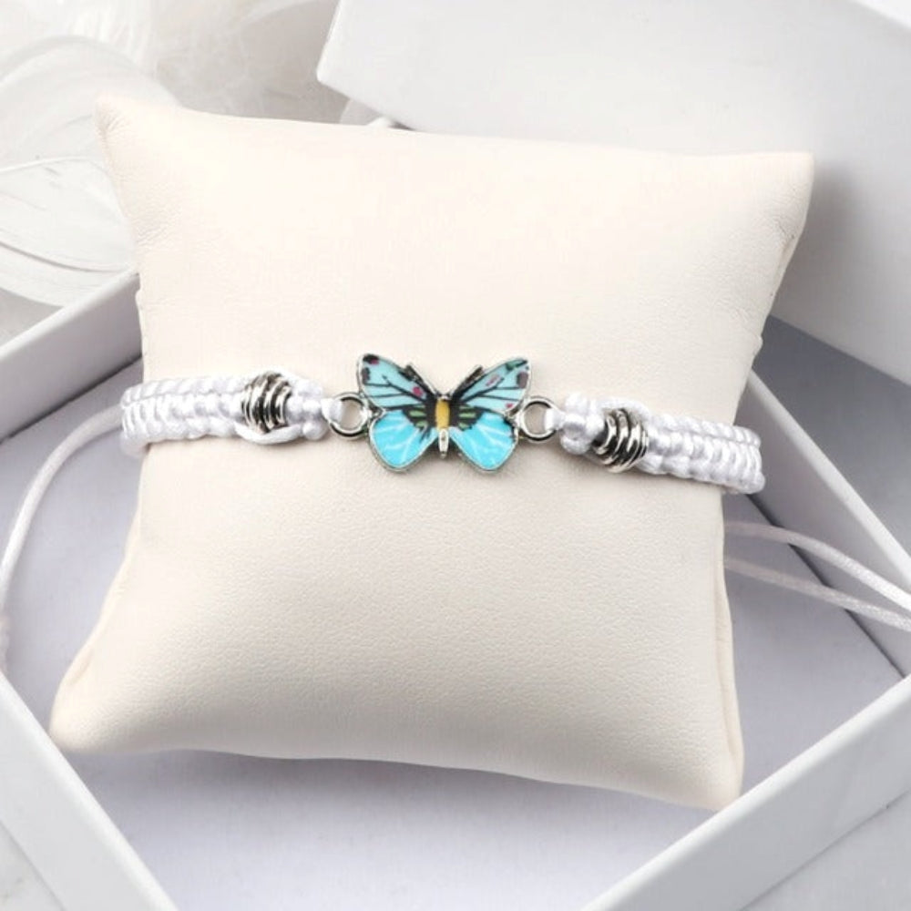 Elvina – Pulsera de mariposa azul