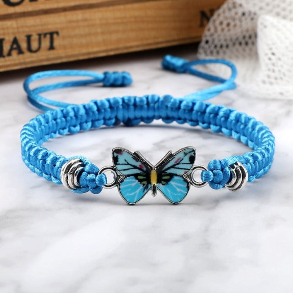 Elvina – Pulsera de mariposa azul
