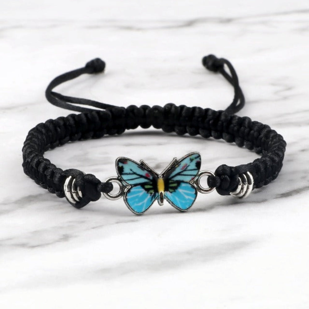 Elvina – Pulsera de mariposa azul