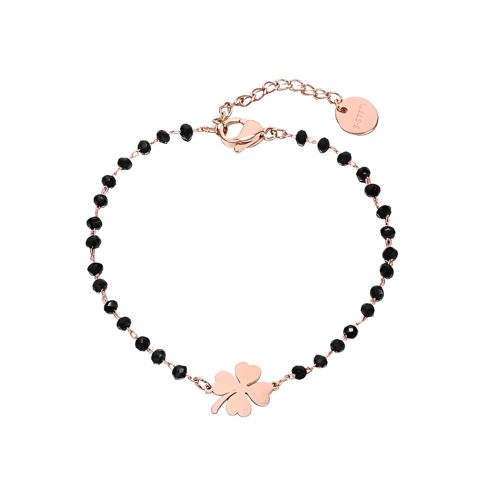 Faelya – Pulsera amuleto de trébol de cuatro hojas