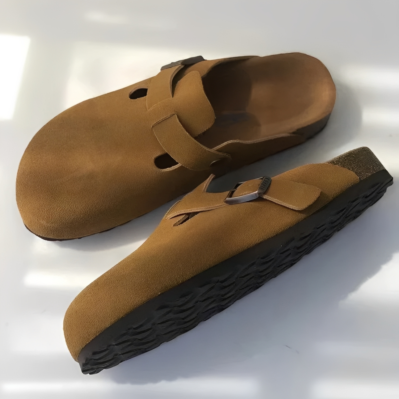 Rendon - Sandalias veraniegas cómodas para hombre