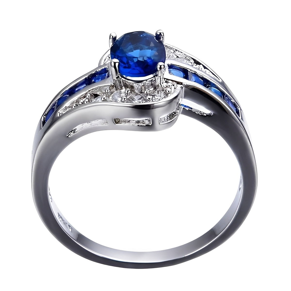 Diane – Anillo con zafiro azul