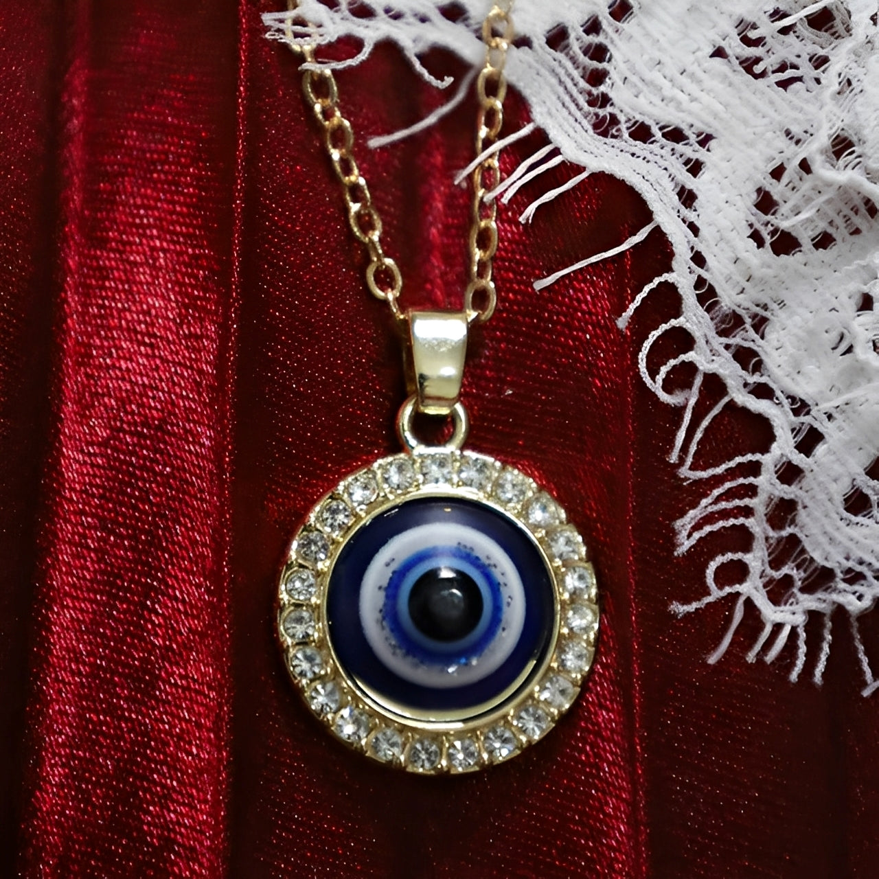 Eleni – Collar con Ojo Azul Protector Matiasma