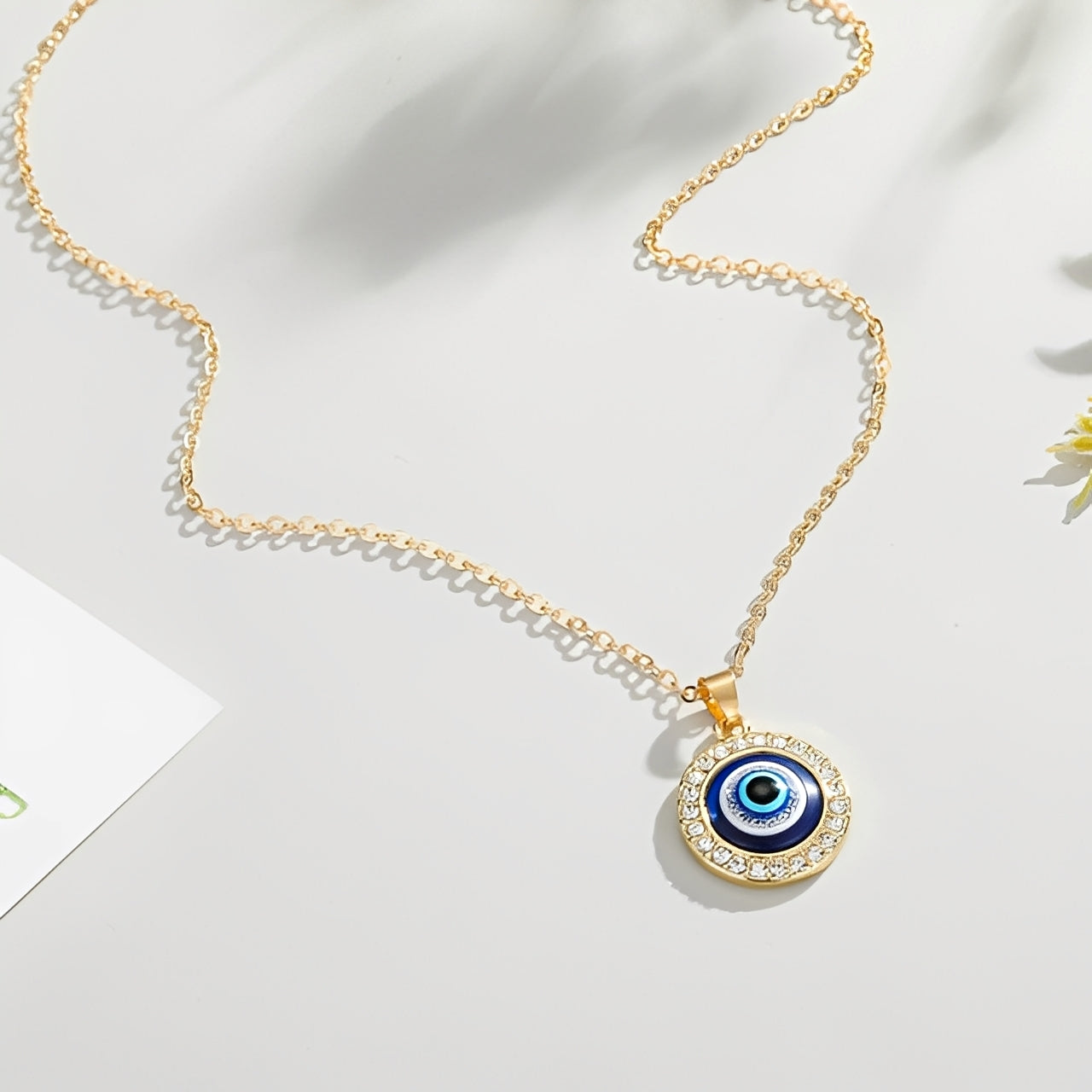 Eleni – Collar con Ojo Azul Protector Matiasma