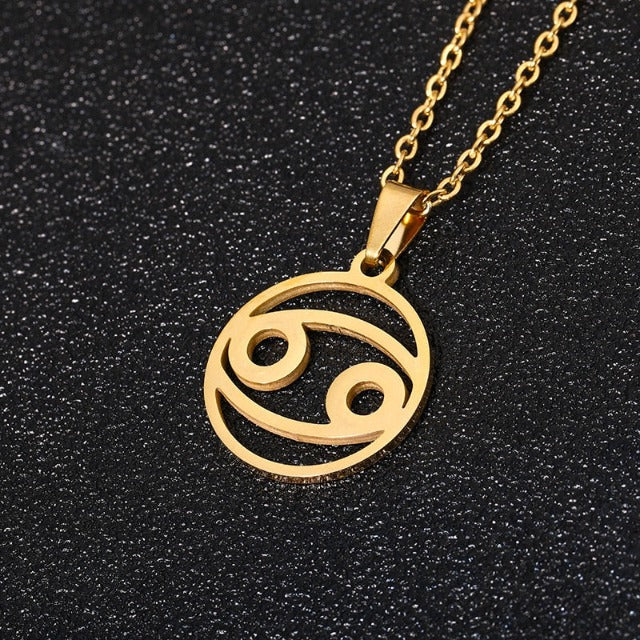 Astra – Collar zodiacal con colgante de 12 constelaciones