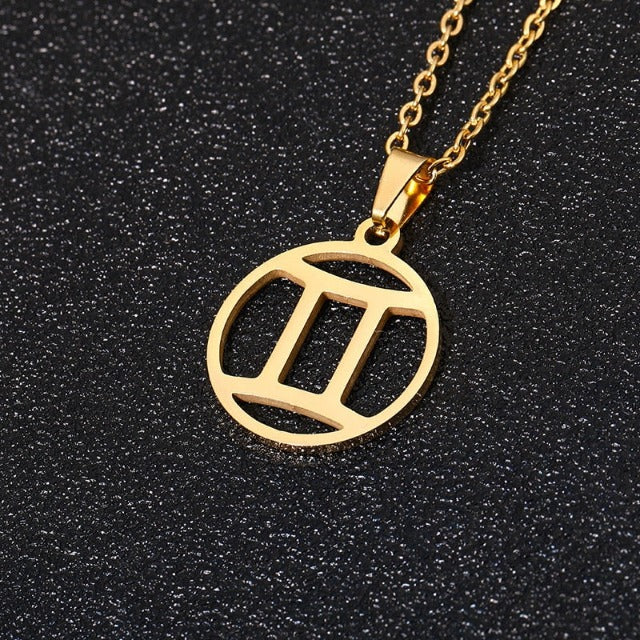 Astra – Collar zodiacal con colgante de 12 constelaciones