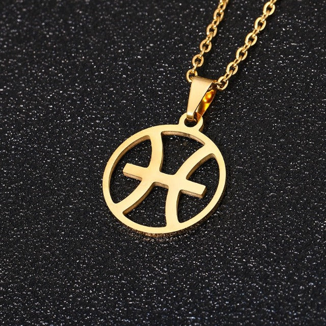 Astra – Collar zodiacal con colgante de 12 constelaciones