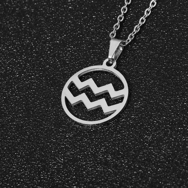 Astra – Collar zodiacal con colgante de 12 constelaciones