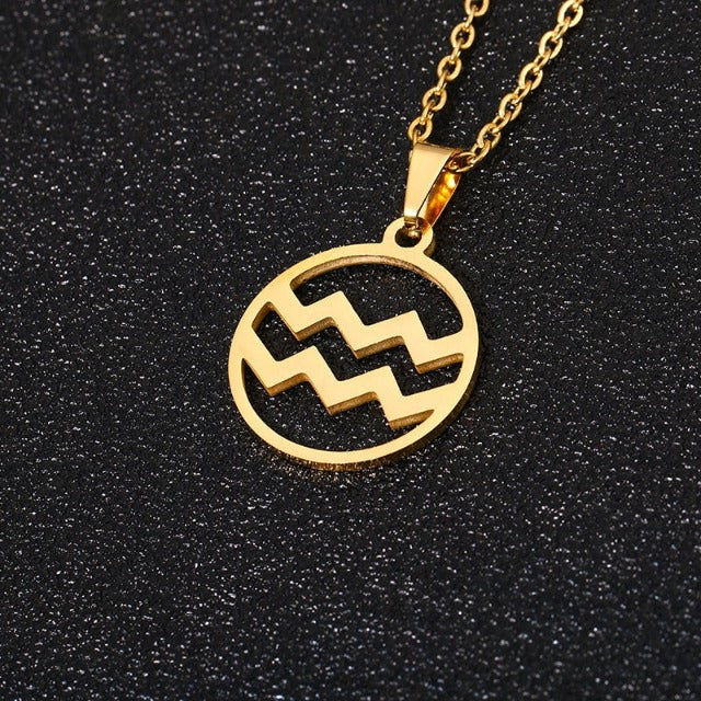 Astra – Collar zodiacal con colgante de 12 constelaciones