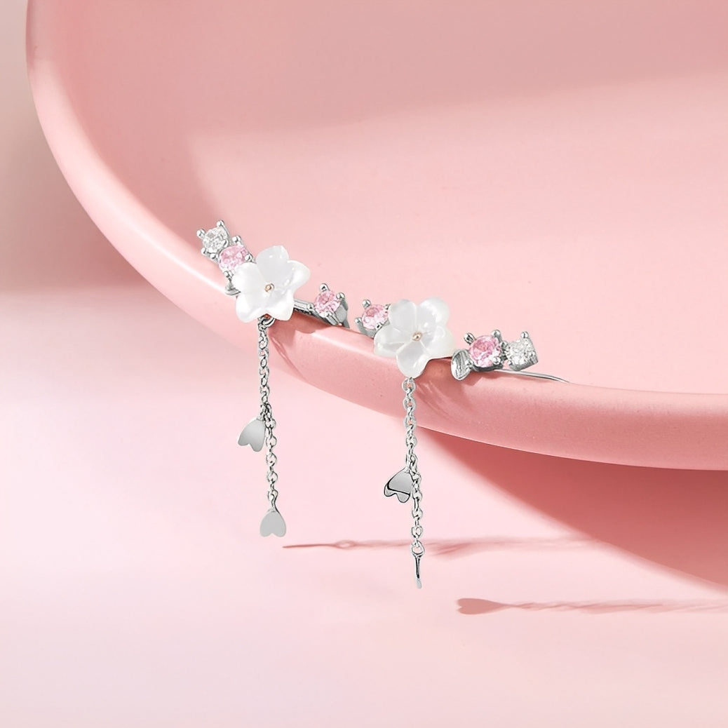 Sakura – Pendientes de flor de cerezo
