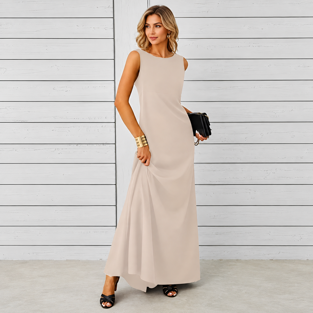 Saranna - Vestido Largo Estiloso para Mujeres