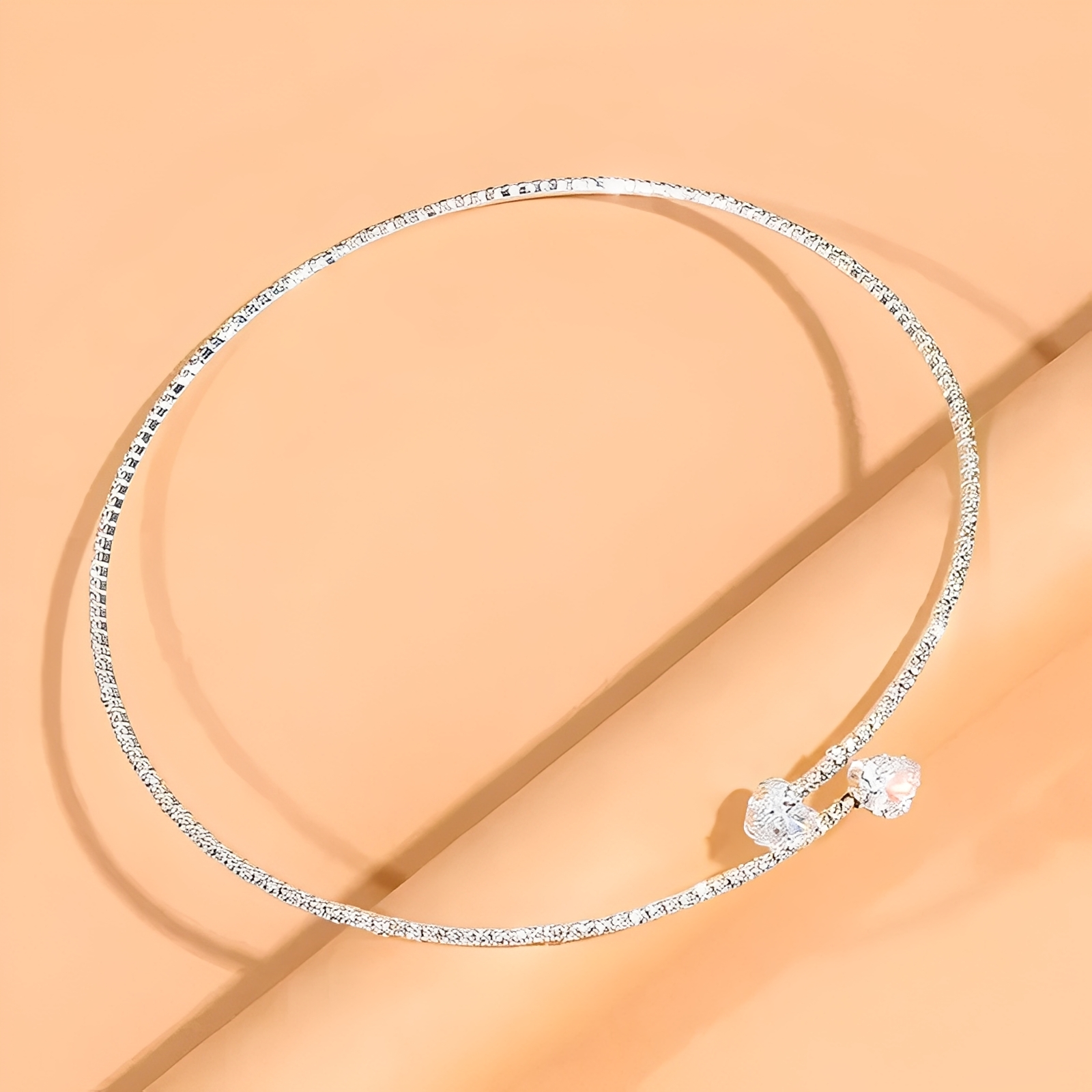 Olli – Collar corazón abierto de diamantes