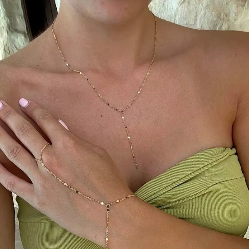 Lynda – Pulsera de cadena oriental elegante