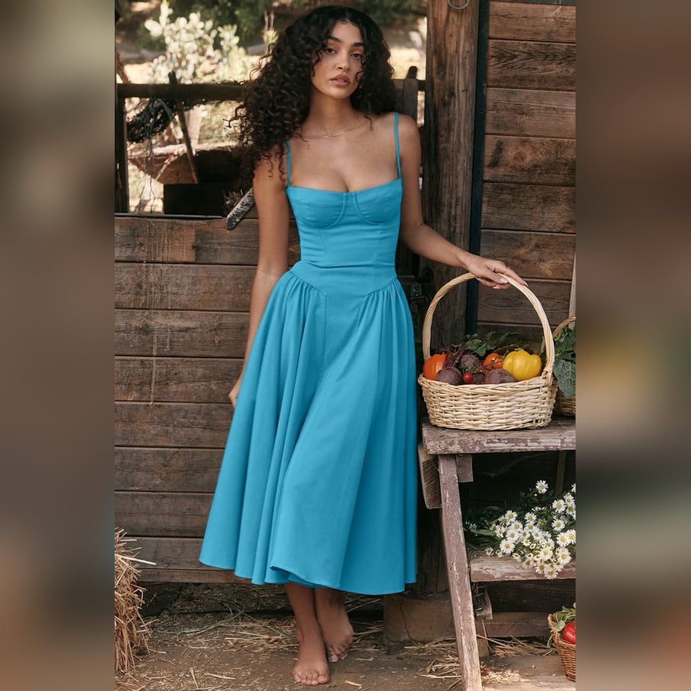 Diana - Vestido Midi con Corset