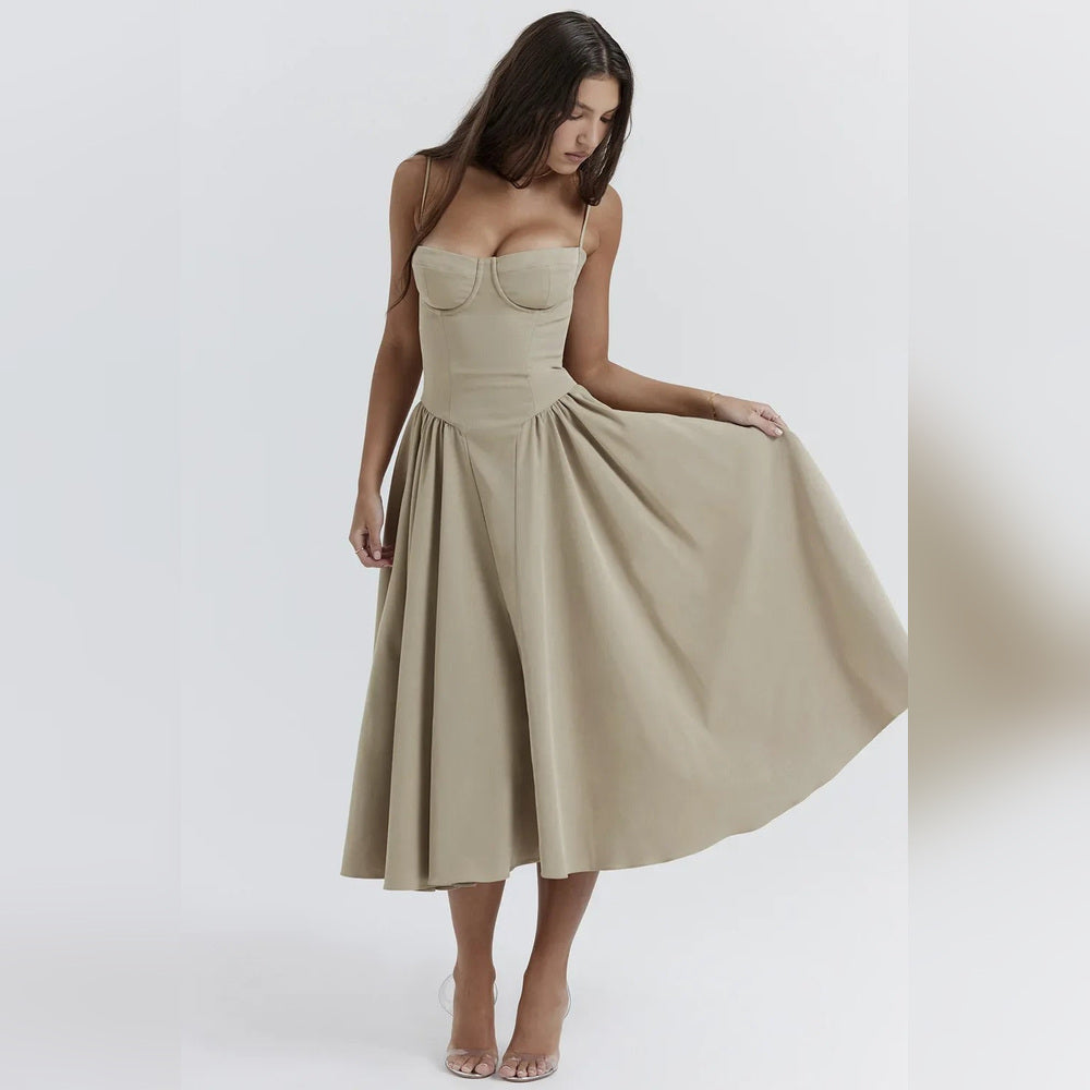 Diana - Vestido Midi con Corset
