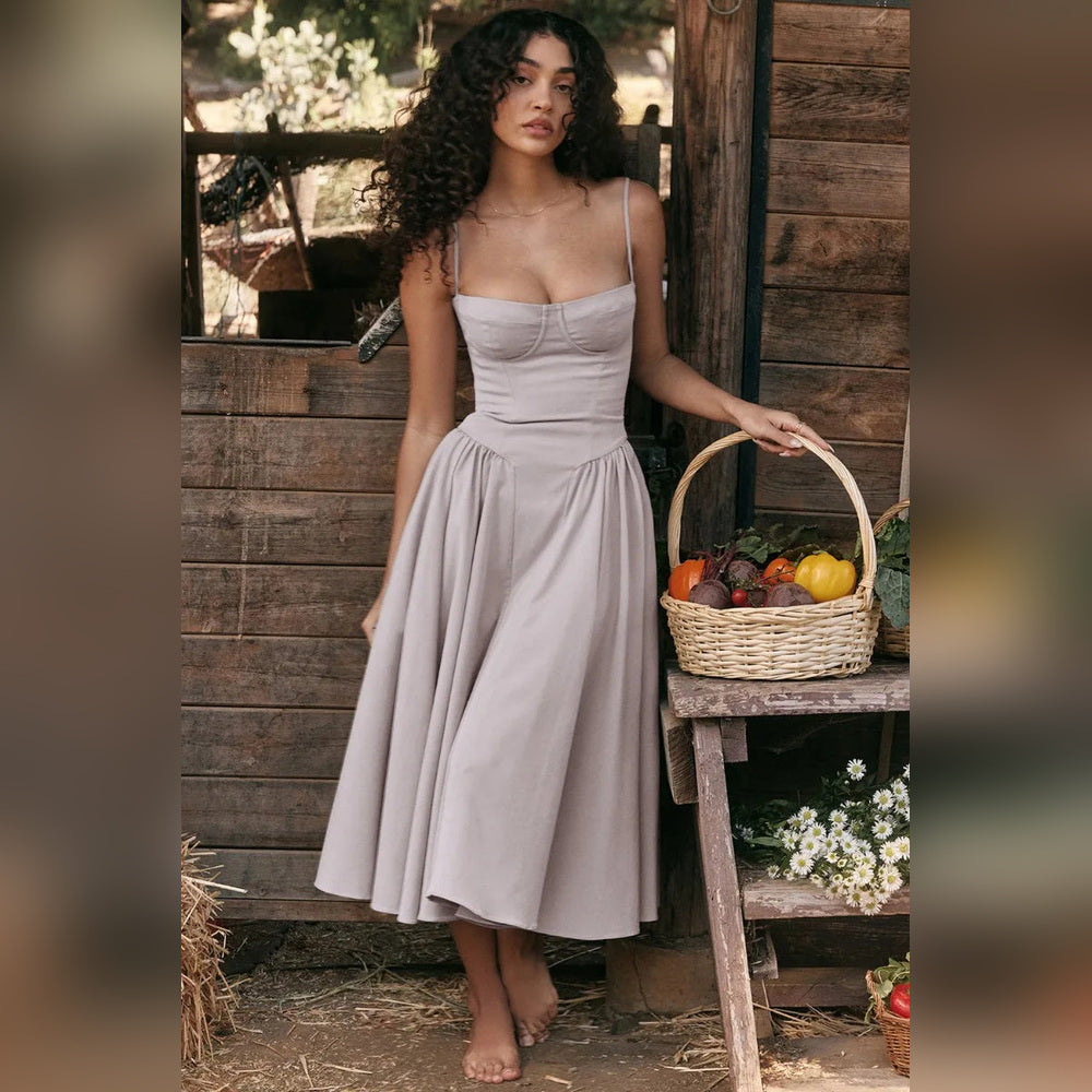 Diana - Vestido Midi con Corset