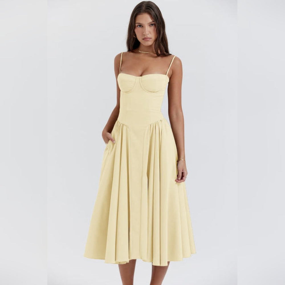 Diana - Vestido Midi con Corset