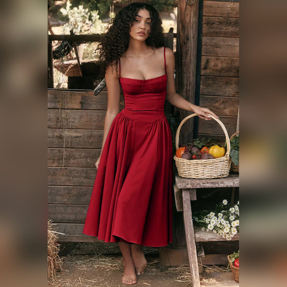 Diana - Vestido Midi con Corset