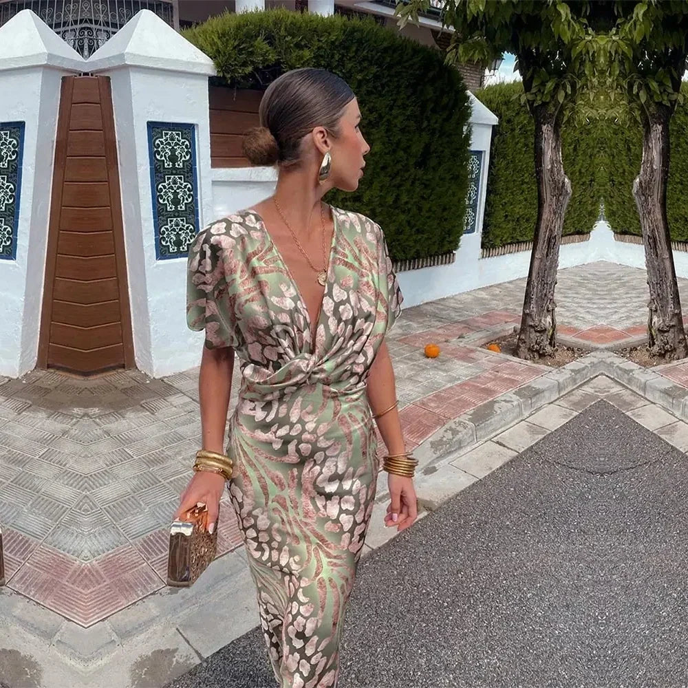 Cosima - Vestido con escote en V