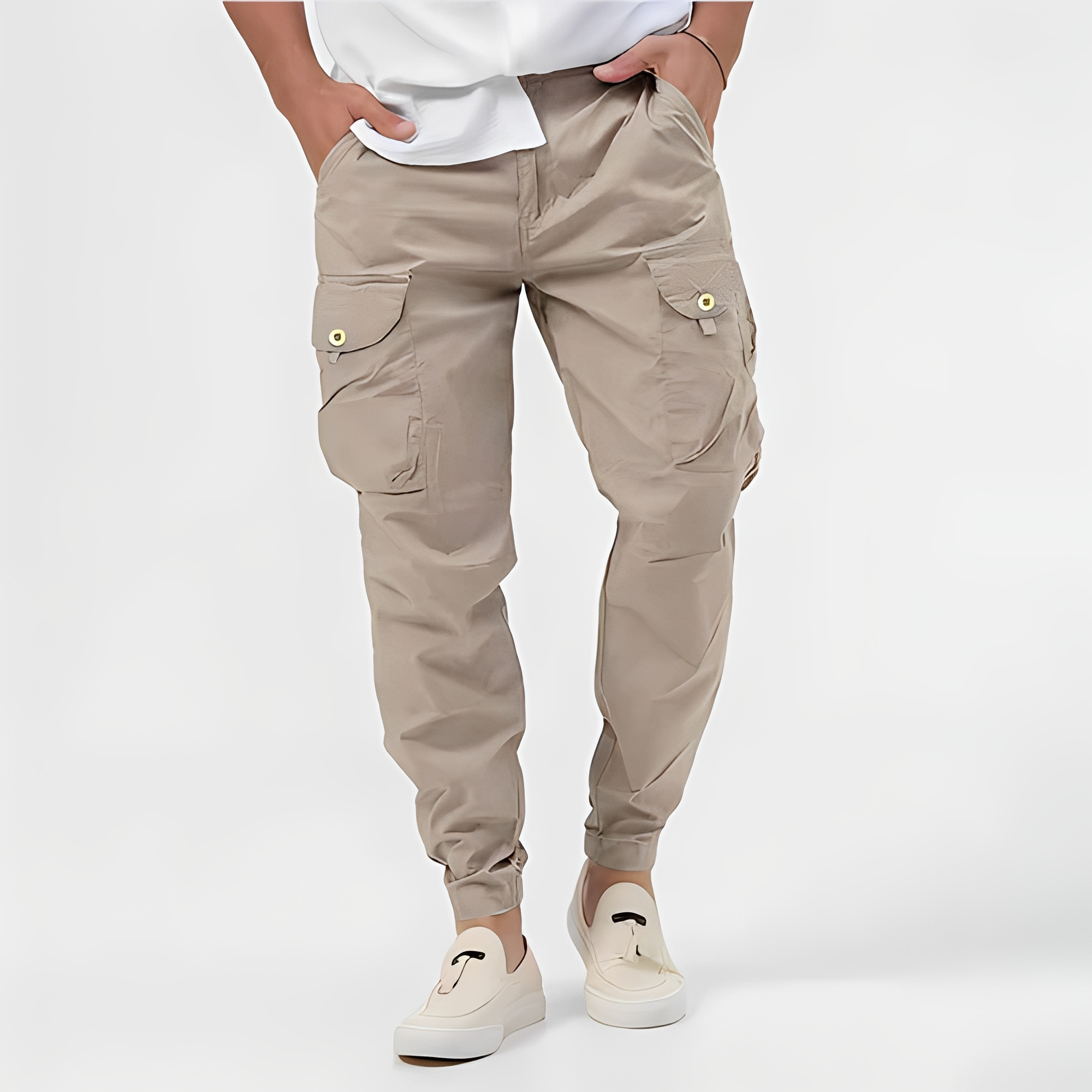 Glendel - Pantalones cargo a la moda para hombre