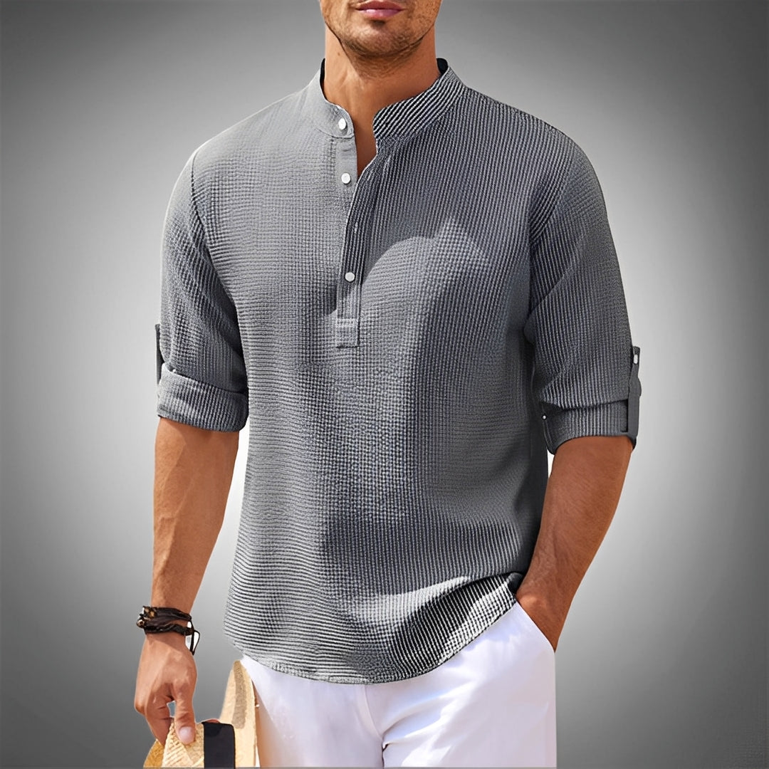 Adriennes - Camiseta de manga larga cómoda