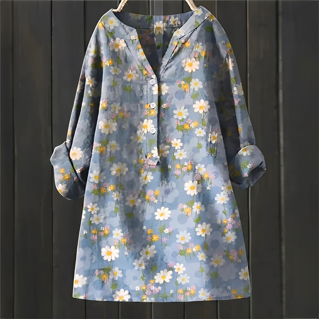 Leah - Blusa Floral Elegante y Confortable