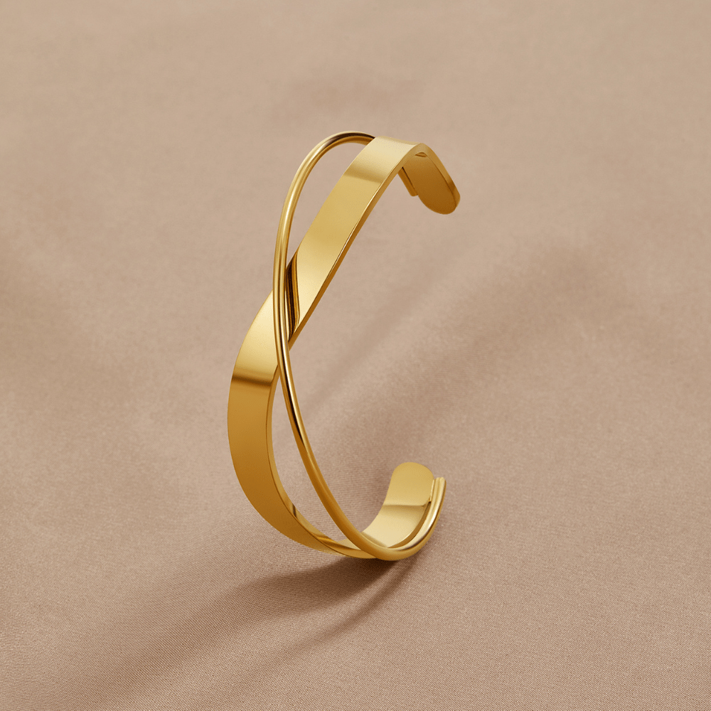 Arielle – Brazalete elegante dorado