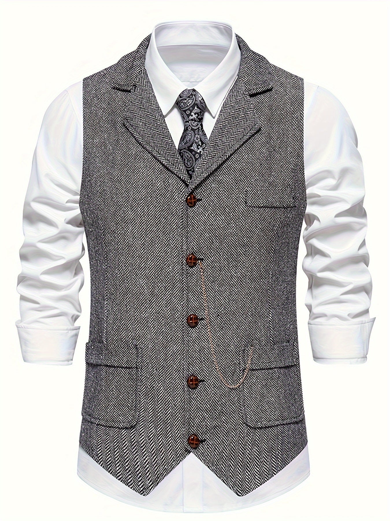 Melvyn - Clásica, elegante chaleco para hombres