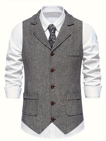 Melvyn - Clásica, elegante chaleco para hombres