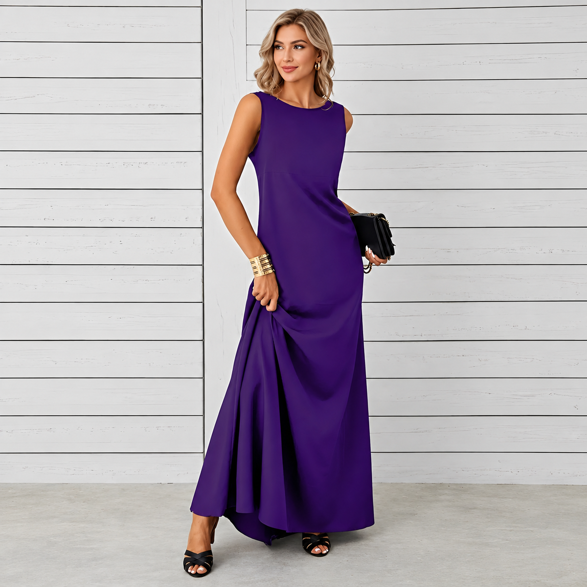 Saranna - Vestido Largo Estiloso para Mujeres