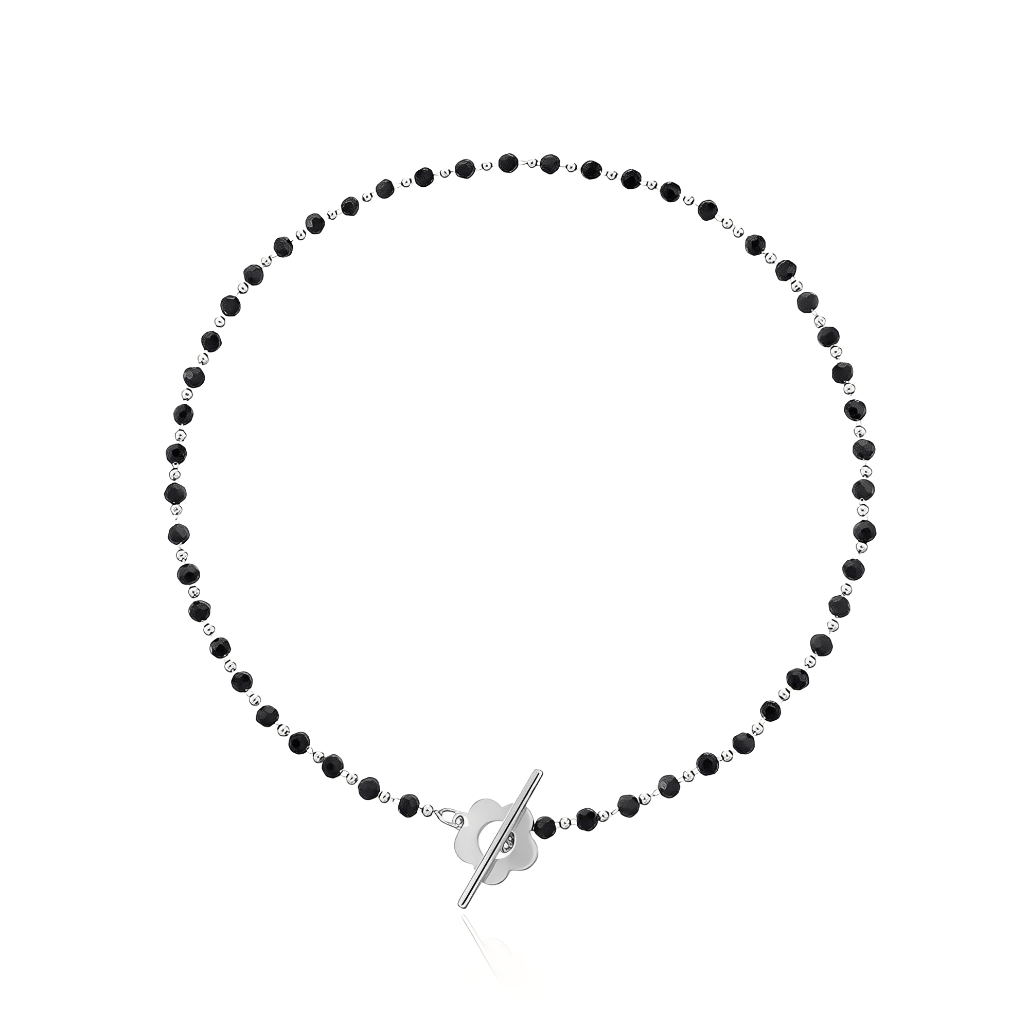 Naya - Collar choker floral con cierre de flores
