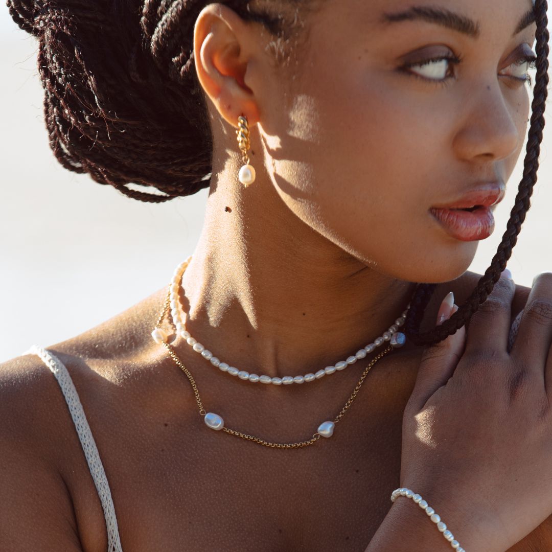 Kara – Collar con mini perlas de agua dulce