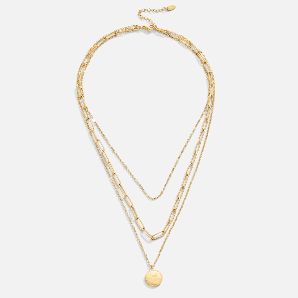 Janie – Collar estratificado con monedas