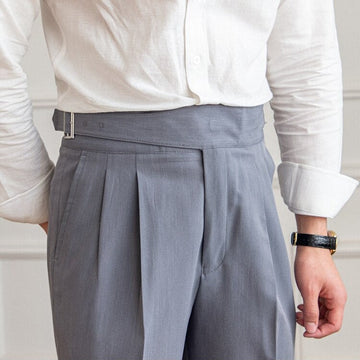 Bronson – Pantalón casual con hebilla ajustable para hombres