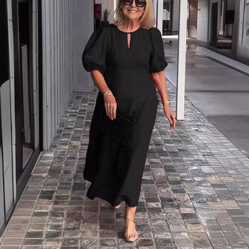 Glaidy - Vestido Midi Elegancia Clásica
