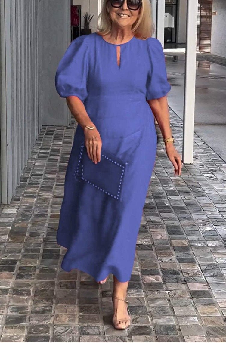 Glaidy - Vestido Midi Elegancia Clásica