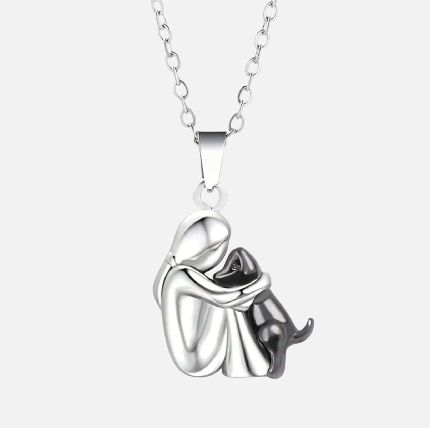 Luz – Collar con colgante de abrazo