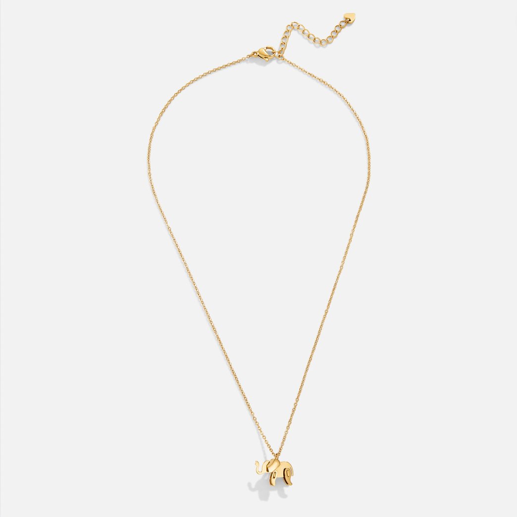 Anaya – collar de elefante dorado amuleto de la suerte