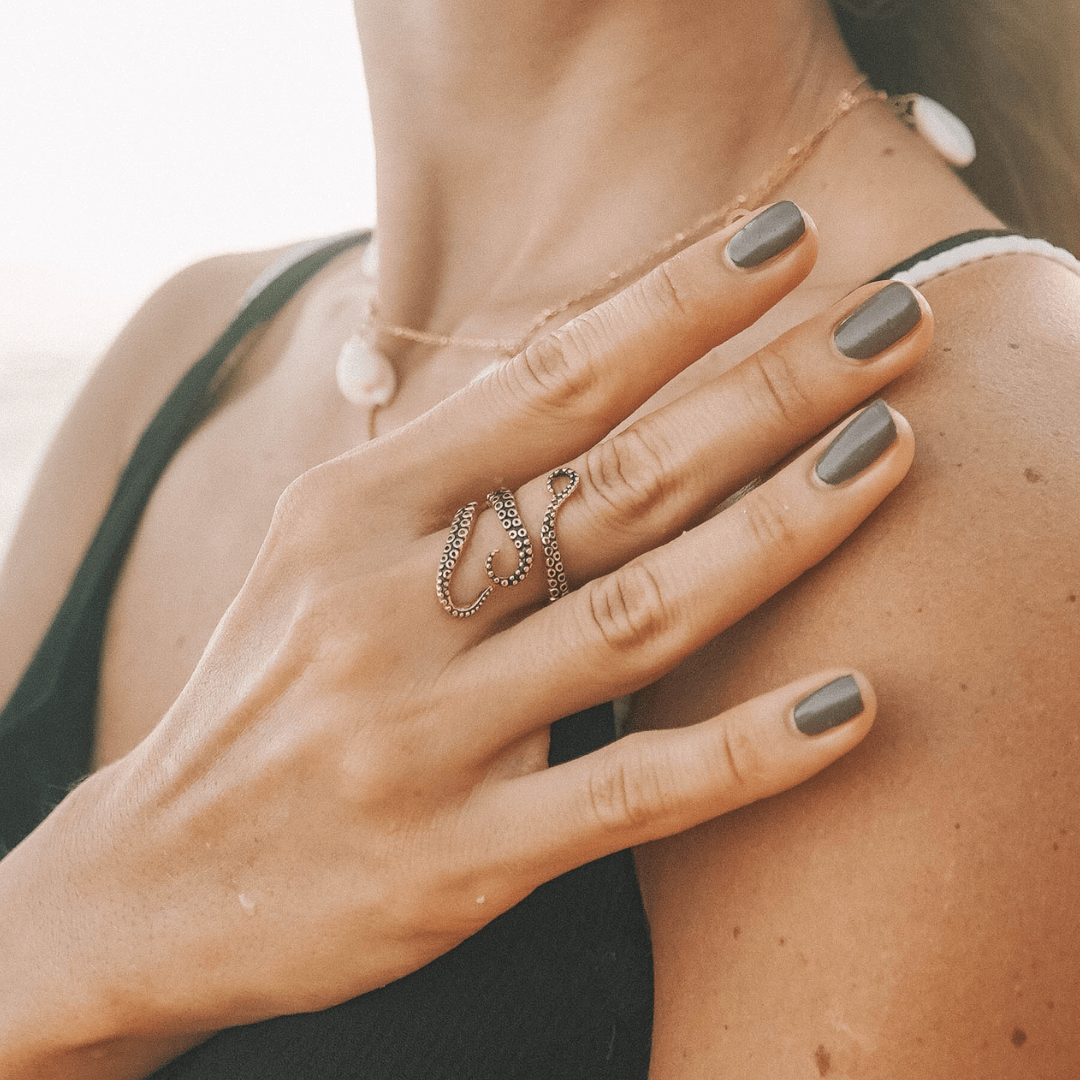 Thalassa – Anillo ajustable de tentáculo de pulpo
