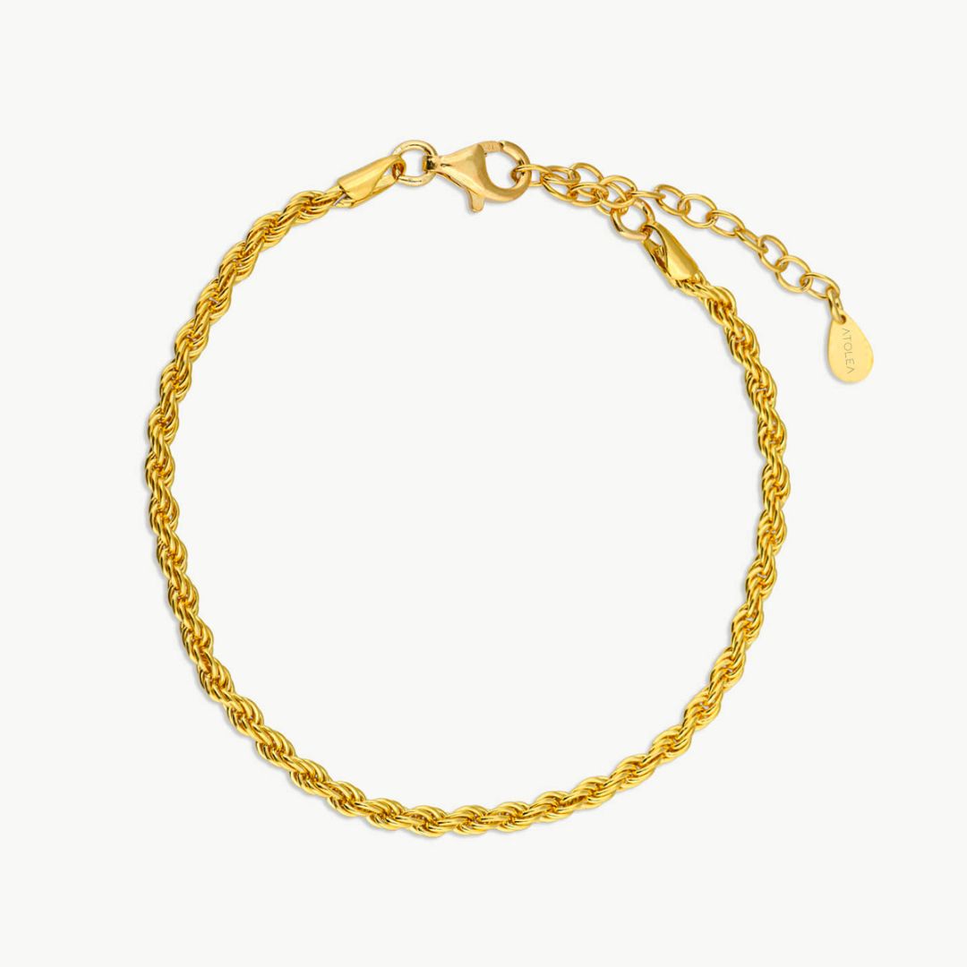 Calvi – Pulsera con cadena de oro trenzada