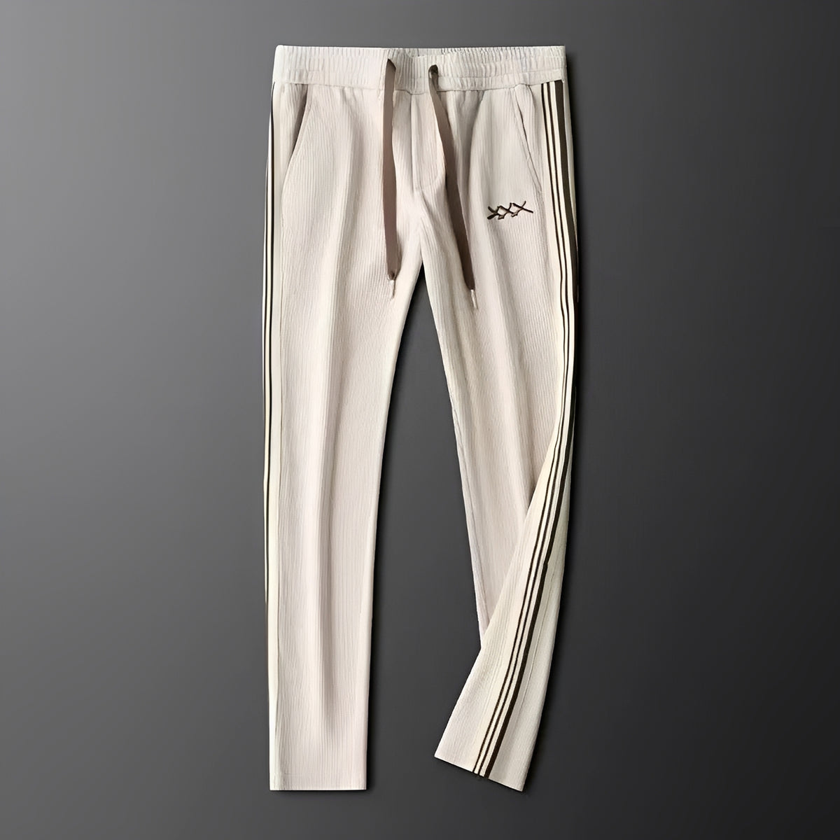 Chándal para hombres chaqueta con cierre de cremallera y pantalones con cordón ajuste diseño deportivo