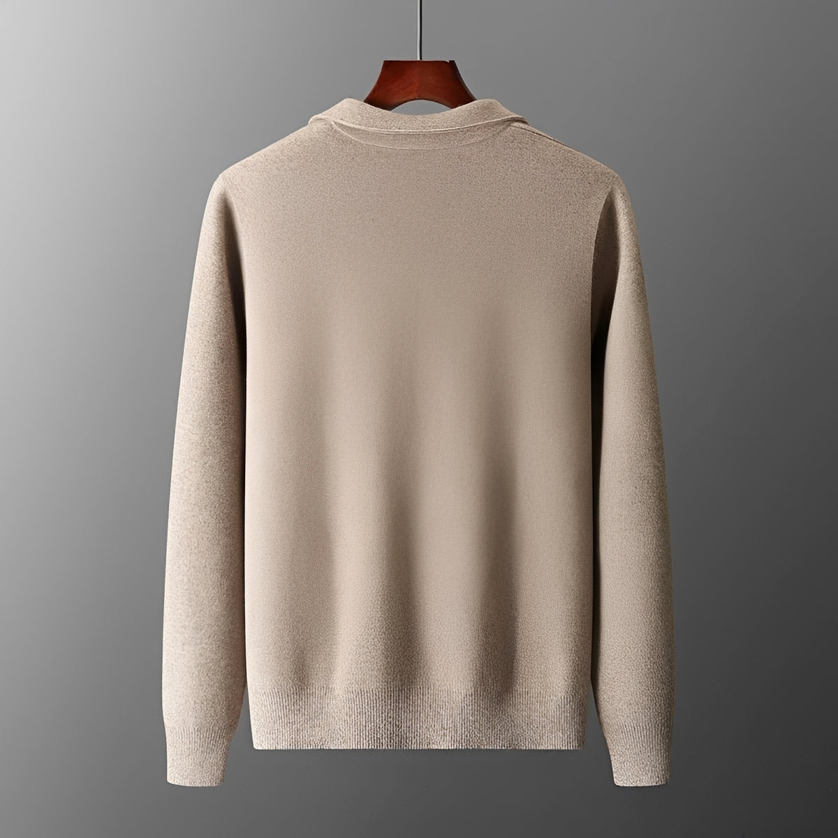 Chaqueta para hombre con cierre y cuello clásico - Corte casual y manga larga