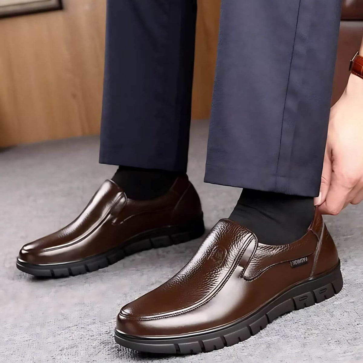 Mocasines hombre slip-on diseño cómodo estilo casual