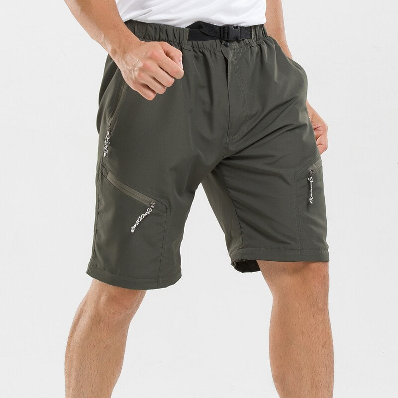 Pantalones convertibles para mujer - Piernas con cremallera desmontables, cintura elástica, ligero