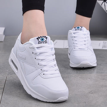 Zapatillas deportivas para mujer con plantilla de aire y motivo ojo