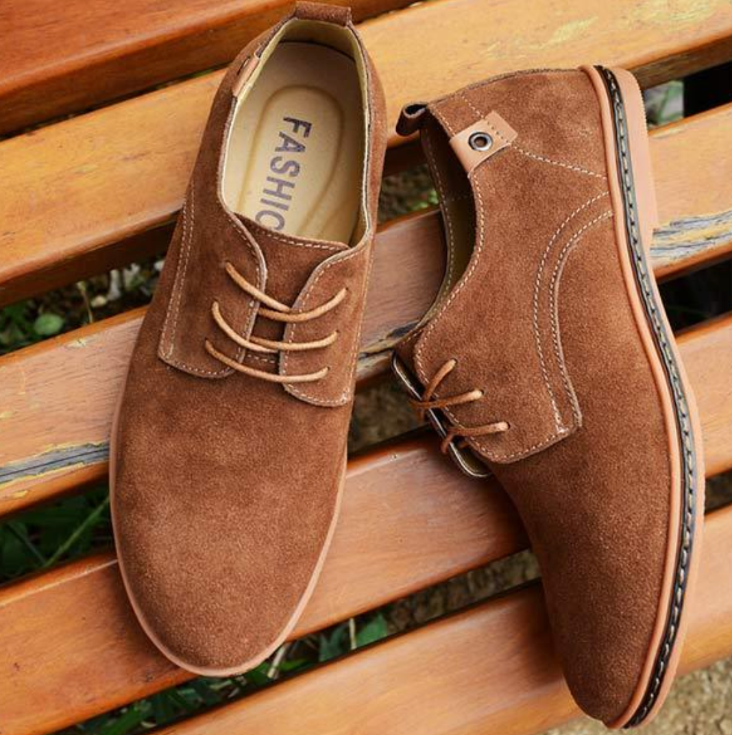 Zapatos casuales con cordones para hombre - Diseño clásico, estilo versátil